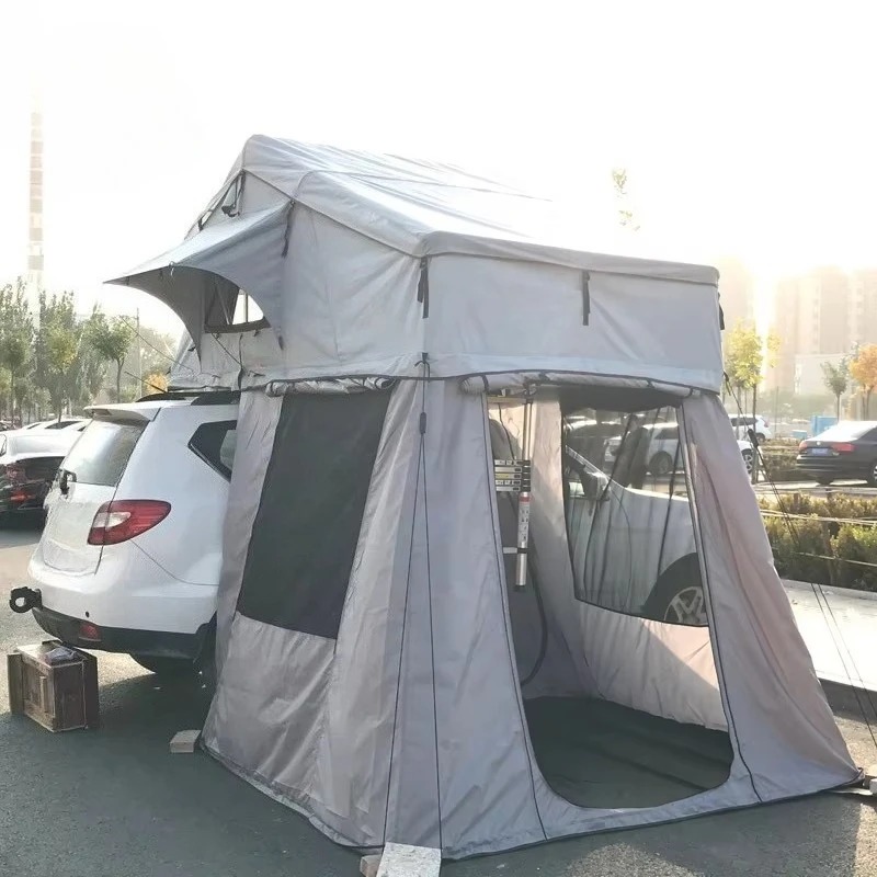 4x4 Outdoor Camping Offroad 4WD SUV Car Roof Top Tent with Annex